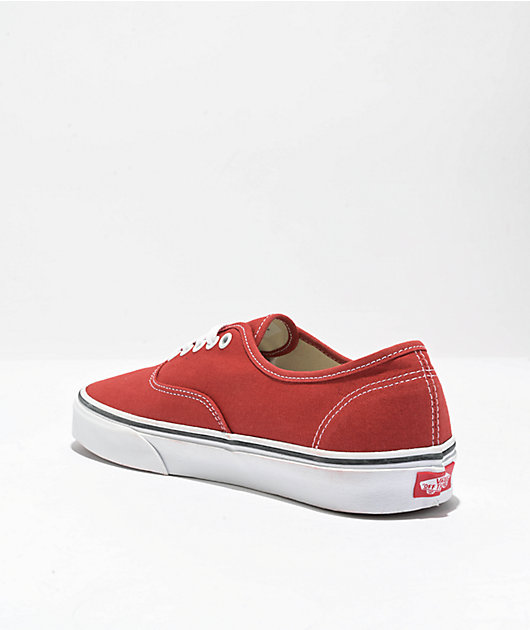 Vans Authentic Skate Shoe - Red