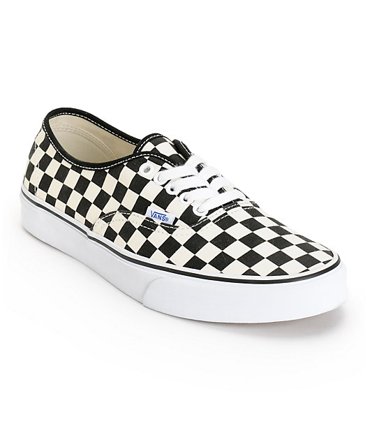 Vans Authentic Checkerboard Skate Shoes 