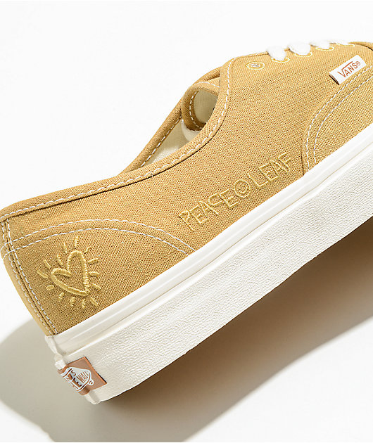 Mustard shops vans slip on