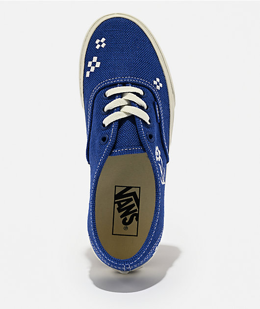Vans Authentic Embroidery Blue & Marshmallow Shoes
