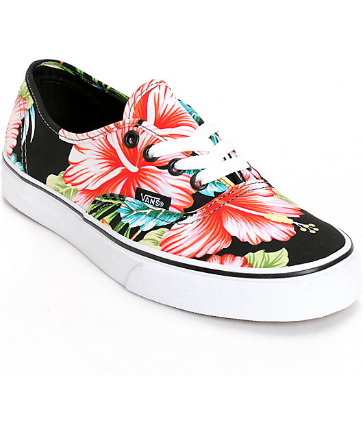 hawaiian flower vans