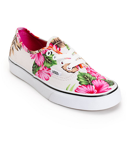 Vans Authentic Hawaiian Floral Shoes 