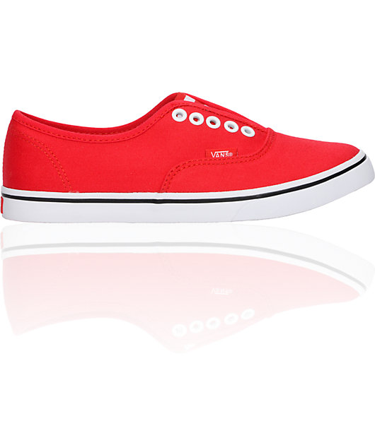 Vans Authentic Lo Pro Red Gore Shoes | Zumiez
