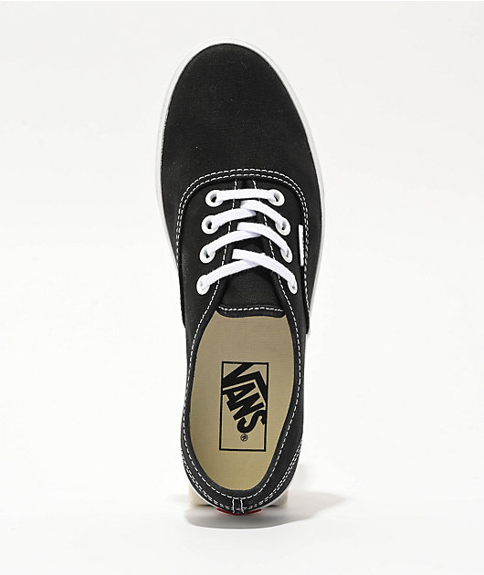 Vans Authentic Lowpro Black & White Skate Shoes
