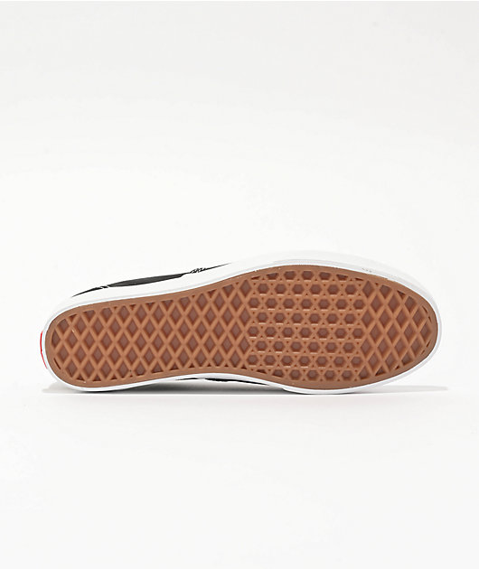 Vans Authentic Lowpro Black & White Skate Shoes