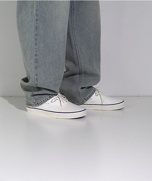 Vans Authentic Marshmallow White Boat Shoes video