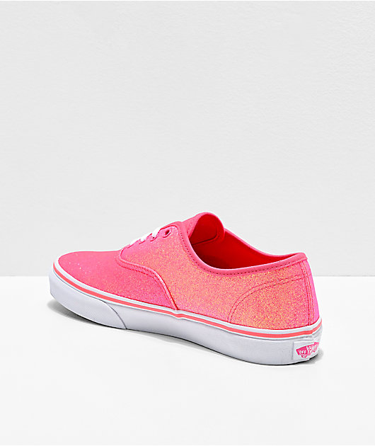 neon glitter vans