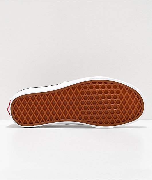 vans authentic ochre & true white skate shoes