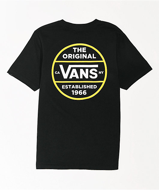 sustracción Nadie Adaptabilidad Vans Authentic Original camiseta negra para niños