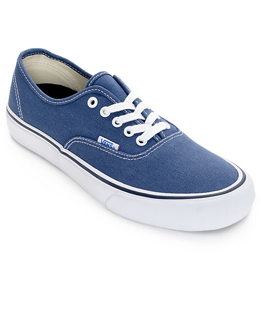 Vans Authentic Pro 50th zapatos azules de skate (hombre) | Zumiez
