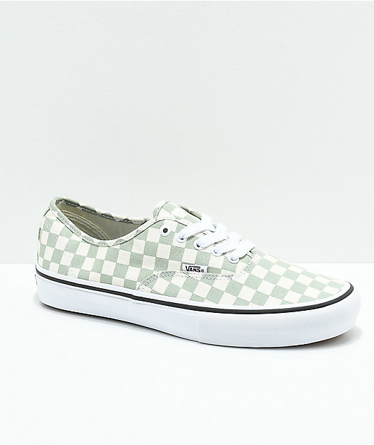 Vans Authentic Sage Checkered Skate Shoes
