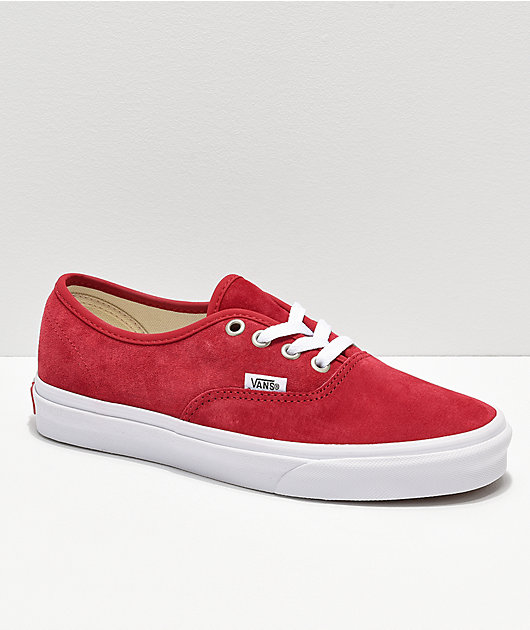 Vans Scooter Red Skate Shoes
