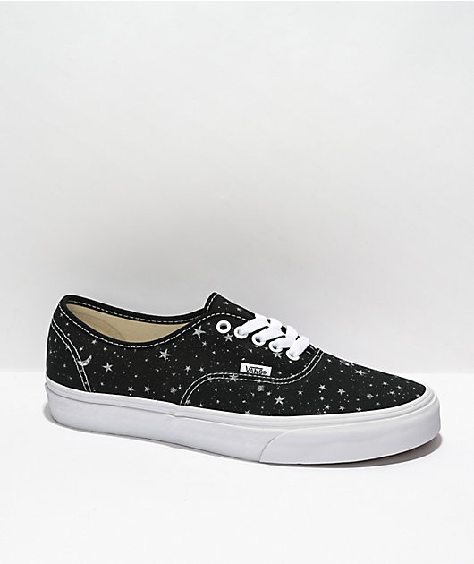 Vans Authentic Stars negro y blanco zapatos de skate