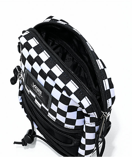 Bail Black & White Checkered Shoulder Bag