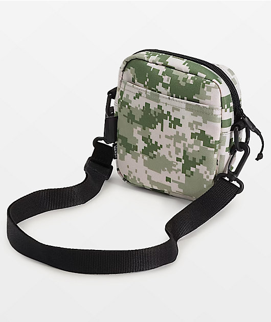 Vans Bail Digi Camo Green & Natural Crossbody Bag