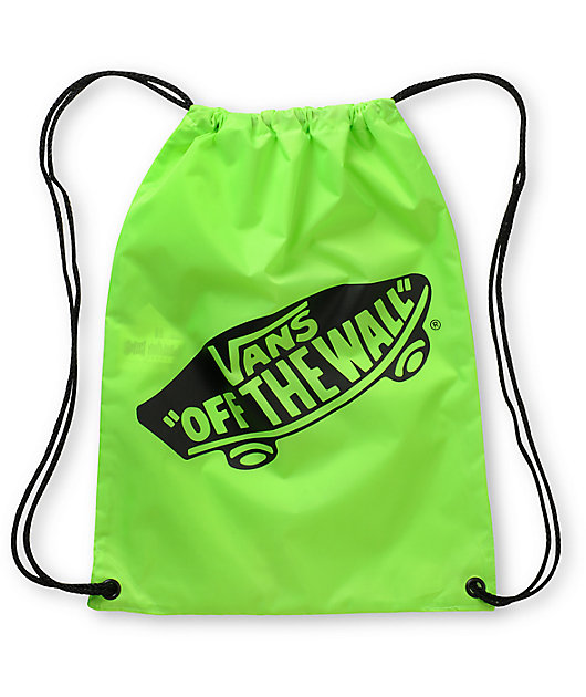 vans off the wall drawstring bag