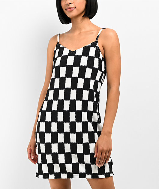 Vans Benton Checker Cami Dress Zumiez