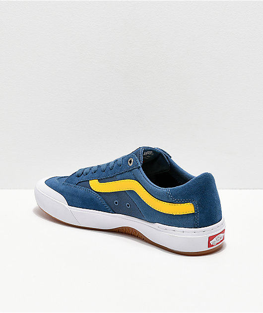 Vans Berle zapatos de skate en azul marino amarillo