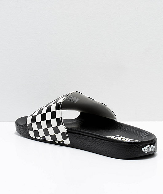 vans checker sandals