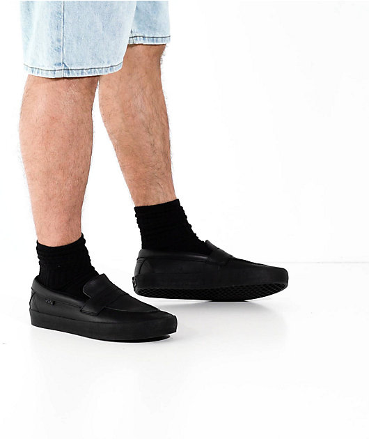 Vans Black Loafer Skate Shoes | Zumiez