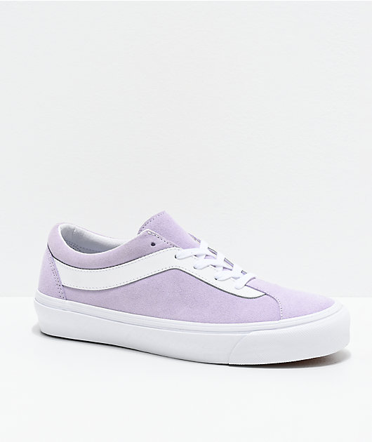Vans Bold Ni Lavender Suede Skate Shoes 