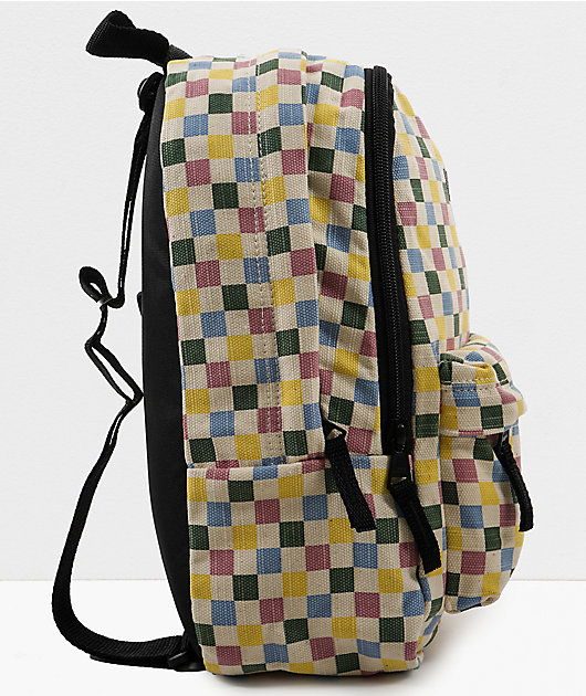 Zumiez Vans Checkered Mini Backpack Vans Realm Bee Checkered Black
