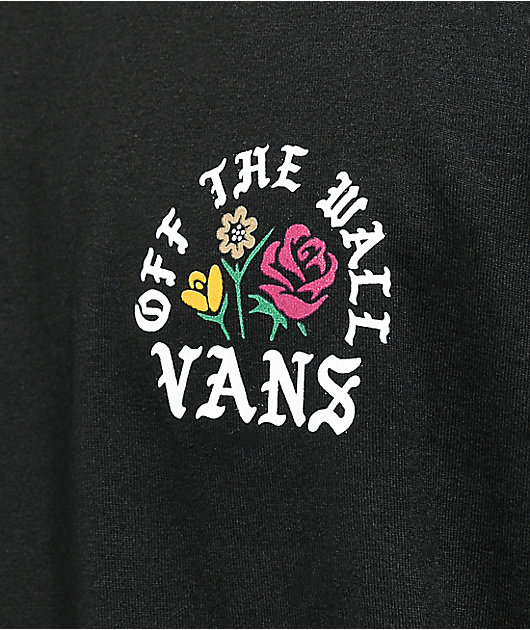 Vans Bouquet Black Long Sleeve T-Shirt