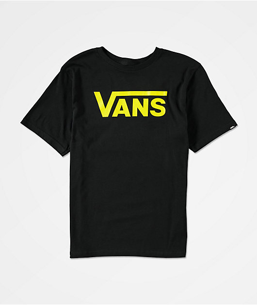 Milepæl Forbyde Dom Vans Boys Classic Black & Yellow T-Shirt | Zumiez