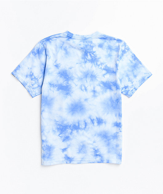 Vans Boys Easy Box Blue Tie Dye T-Shirt