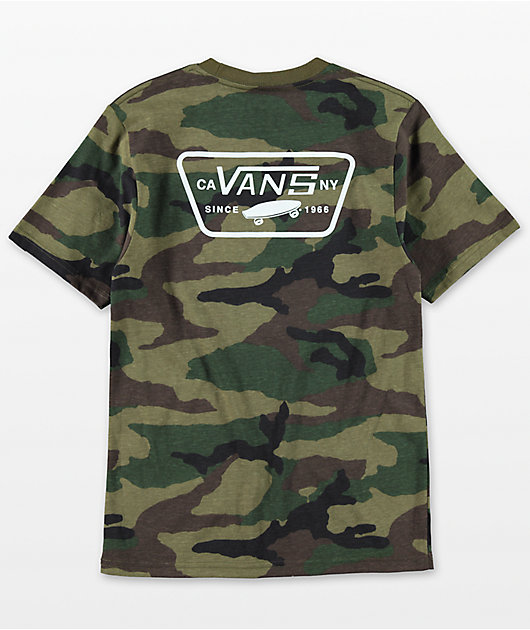 camouflage vans shirt