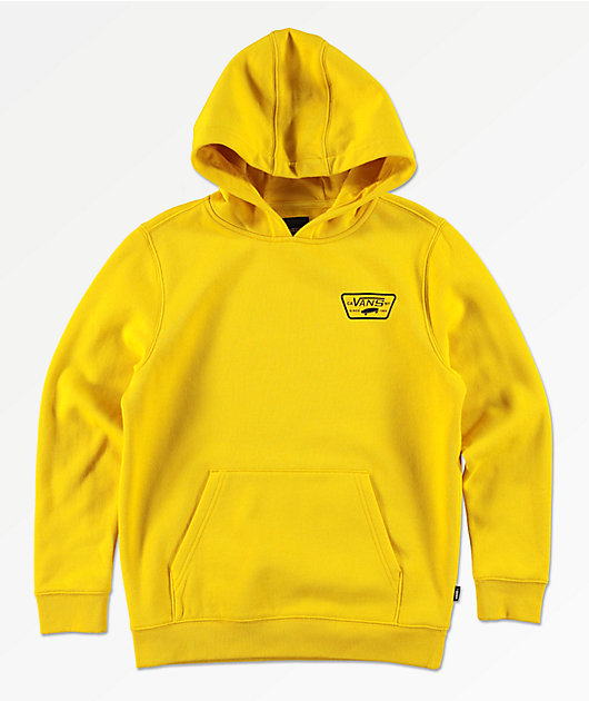 vans sweatshirt yellow 