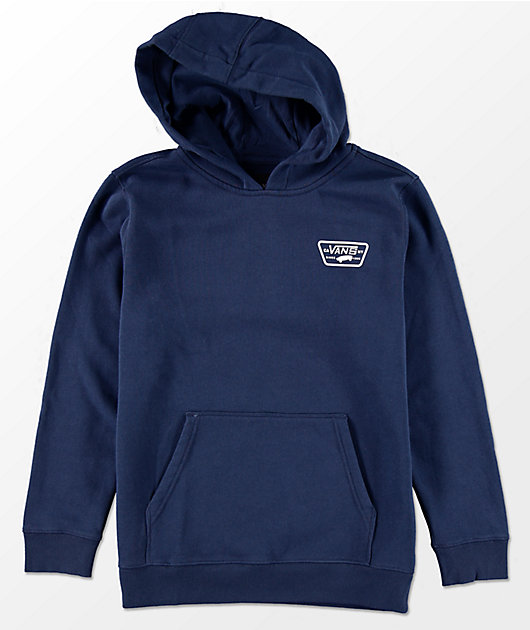 Full Patched Dress Blue Hoodie | Zumiez