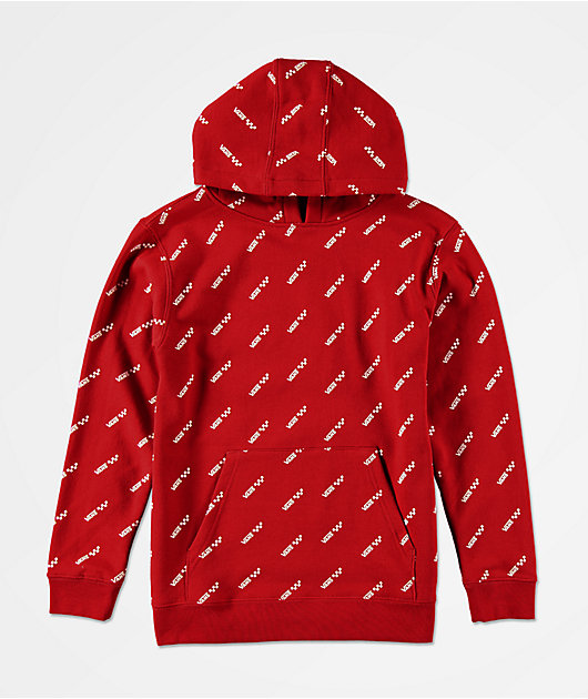 red vans hoodie