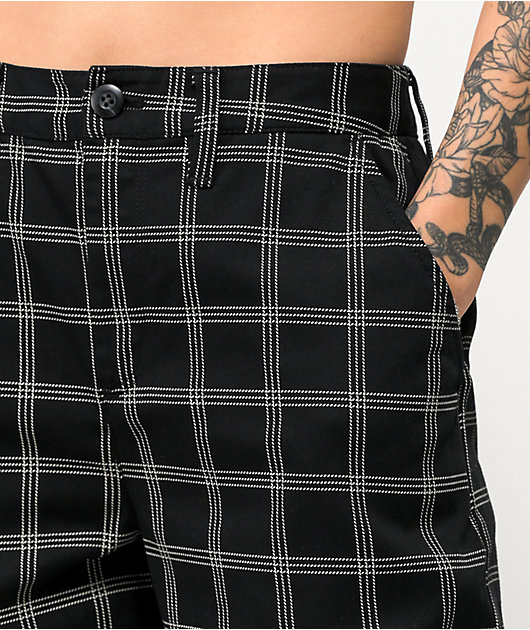 Vans Breana Authentic Black Plaid Pants