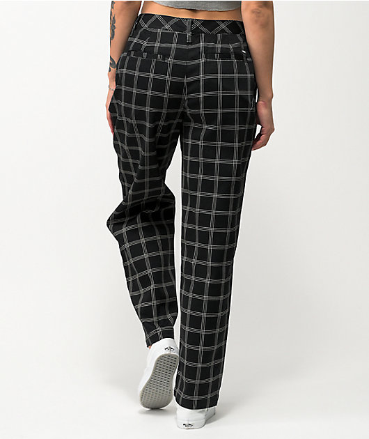 Vans Breana Authentic Black Plaid Pants