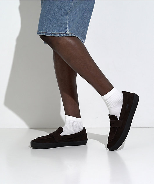 Vans Brown Suede Loafer Skate Shoes video
