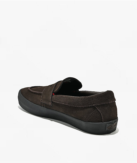 Vans Brown Suede Loafer Skate Shoes