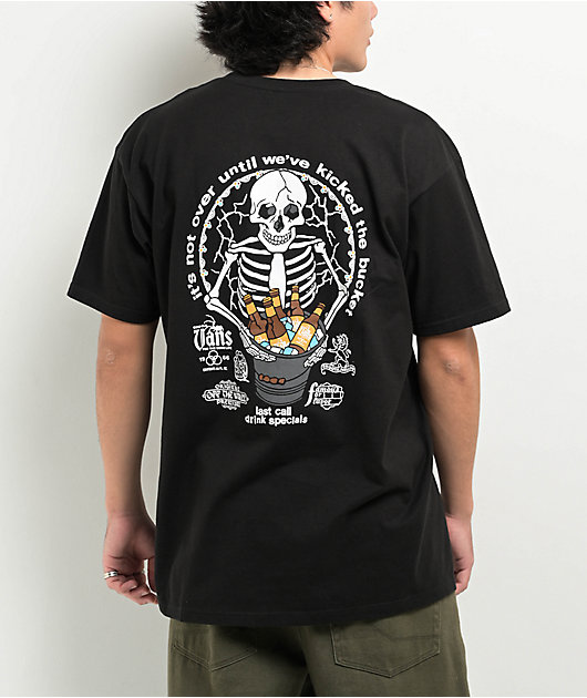 VANS × The BONEZ Limited Tee Vans Bucket List Black T-Shirt | Zumiez