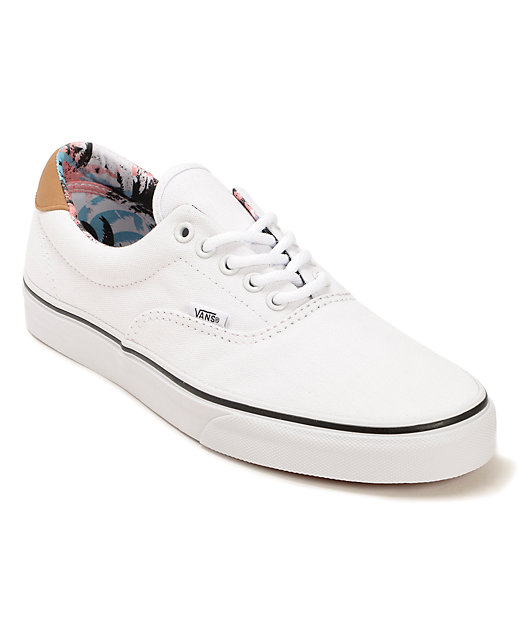 Vans C\u0026F Era 59 True White Skate Shoes 