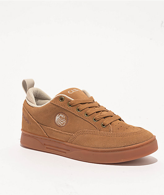 Vans Cab 4 Brown & Gum Skate Shoes | Zumiez Vans Cab 4 Brown & Gum Skate Shoes | Zumiez