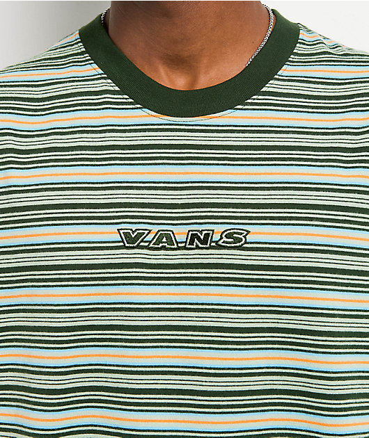 Vans Cameron Grey Mint Green Knit T-Shirt