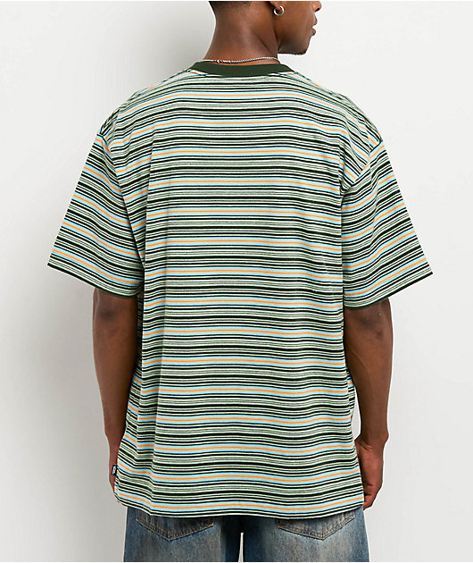 Vans Cameron Grey Mint Green Knit T-Shirt