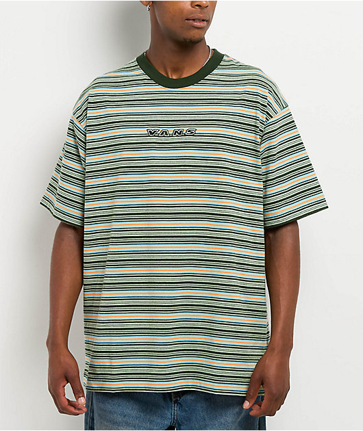 Vans Cameron Grey Mint Green Knit T-Shirt
