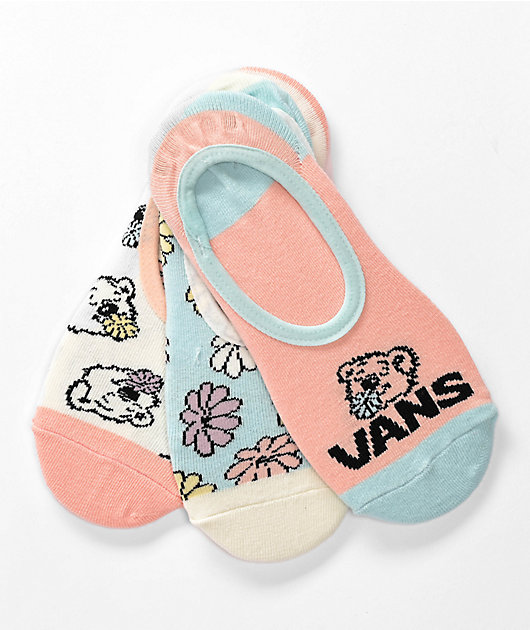 VANS Bear Friends Canoodle - Multi - Pack de 3 Socquettes