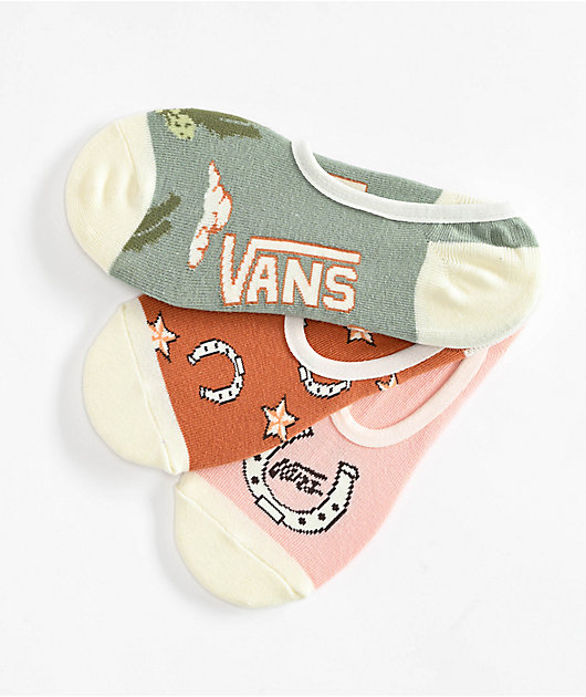 VANS Classic Canoodle Socks バンズ 3-Pack セット x 2コ(6足) Vans | Classic Canoodle 6.5-10 3 Pack Black/White No Show Socks
