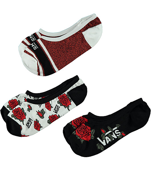 vans rose socks