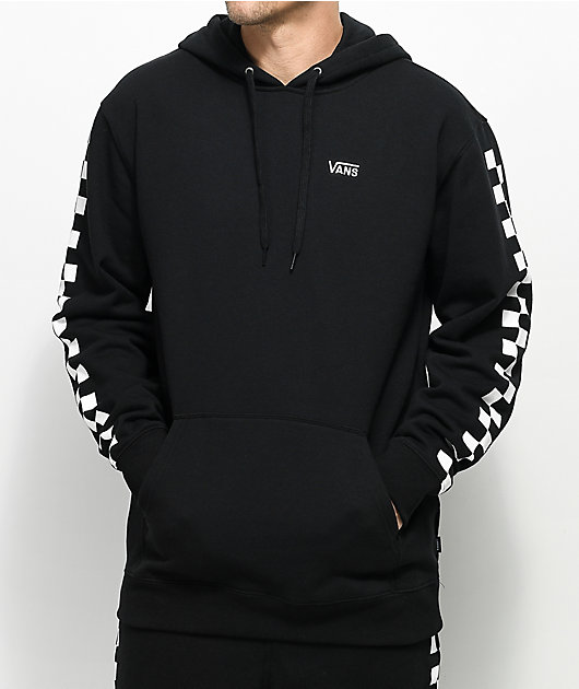 vans black and white checkered hoodie