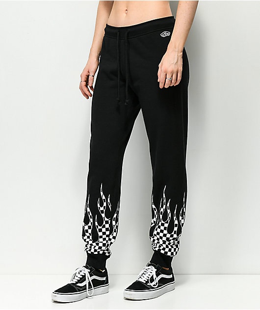 vans checkered jogger pants