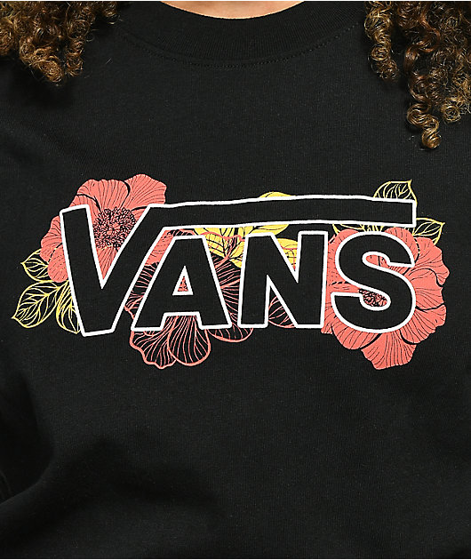 vans floral shirt womens