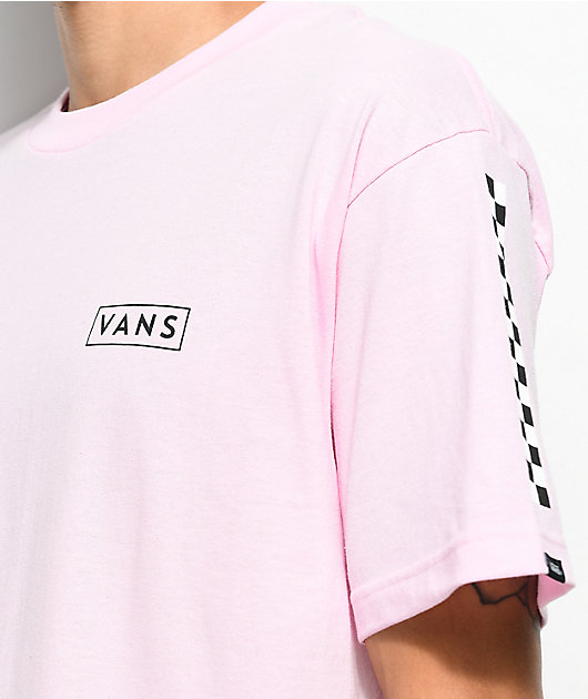 vans pink t shirt mens